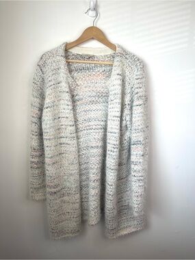 LOFT Multicolor Knit Cardigan XL